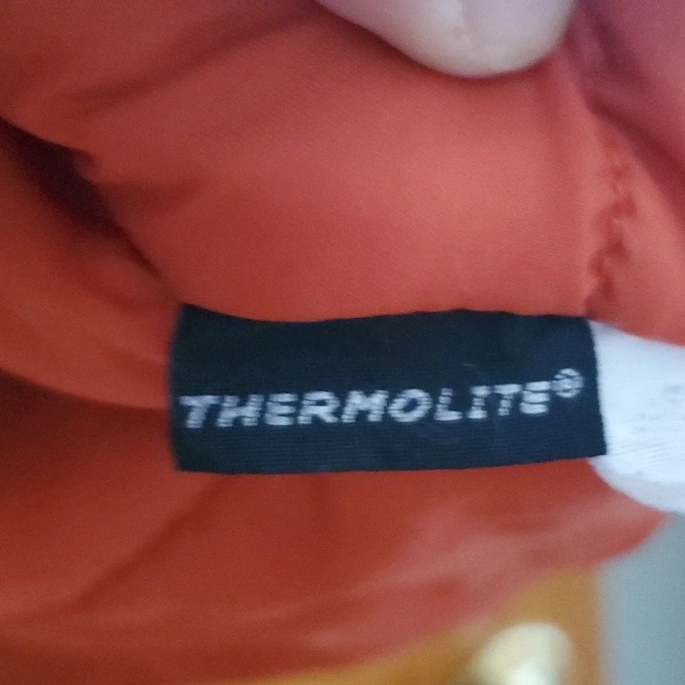 Children's Place Thermolite Orange‎ and Grey Midweight Jacket Size 7/8